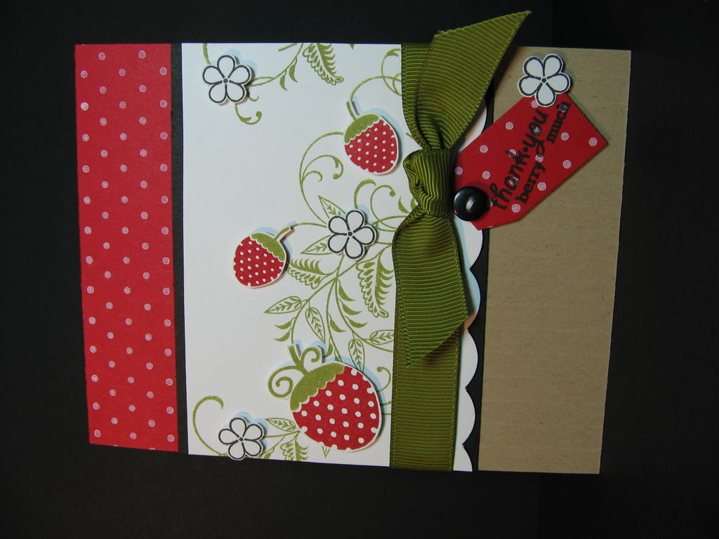 Maile Belles<br />
I combined the vine &amp; flower from With Sympathy and the strawberries...