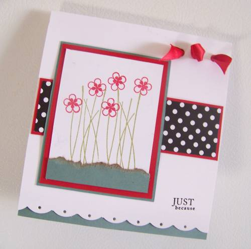 PTI White Stamper's Select, Ocean Tides &amp; Pure Poppy<br />
DP - Black &amp; White Basics