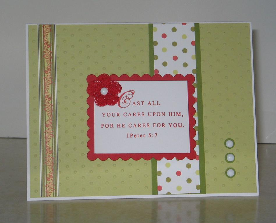 This is the card I made for the sketch challenge. I still can't believe I won all that...