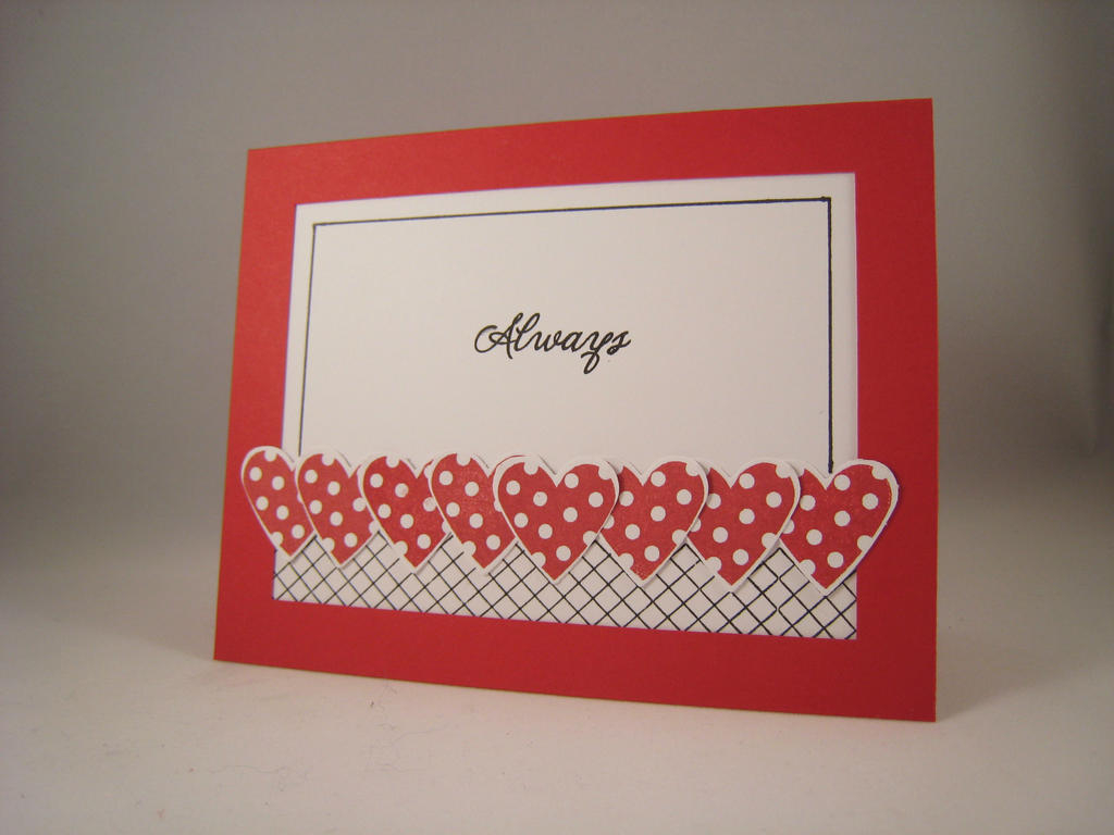 Supplies (all from PTI unless otherwise noted)<br />
Paper: White;  Real Red (Stampin'...