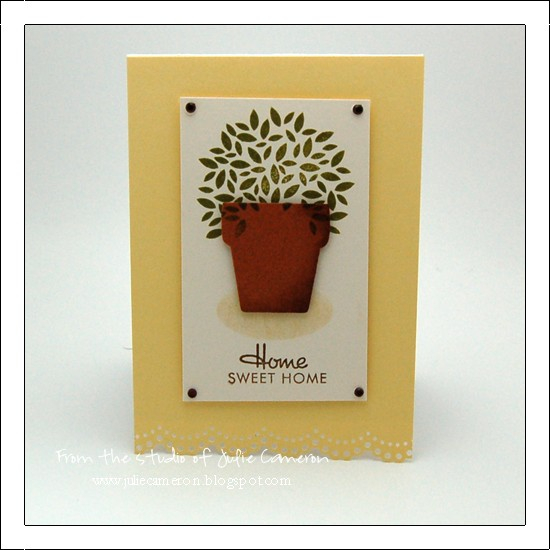 I used the tree top from Father Knows Best to create the potted plant.<br />
<br />...