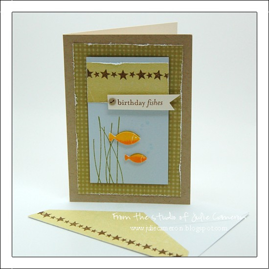 Stamps: Pond Life, With Sympathy, Around &amp; About Sentiments; Cardstock: Powder Blue, Vintage...