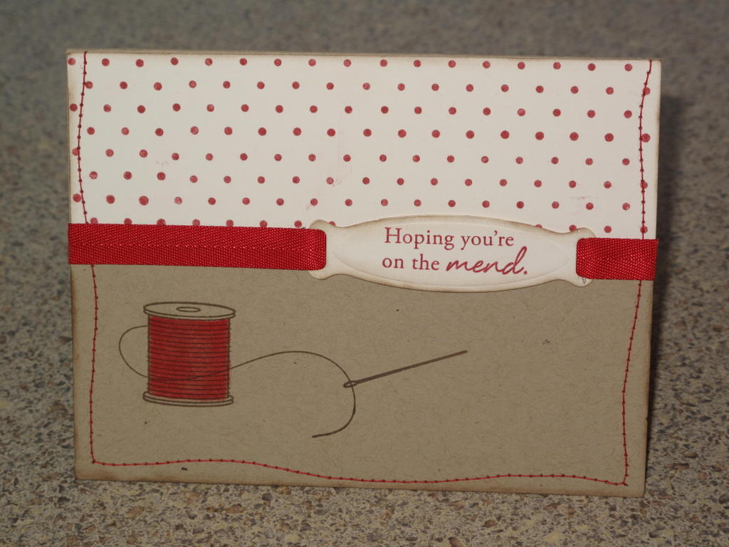 One of the cards in the gift set.