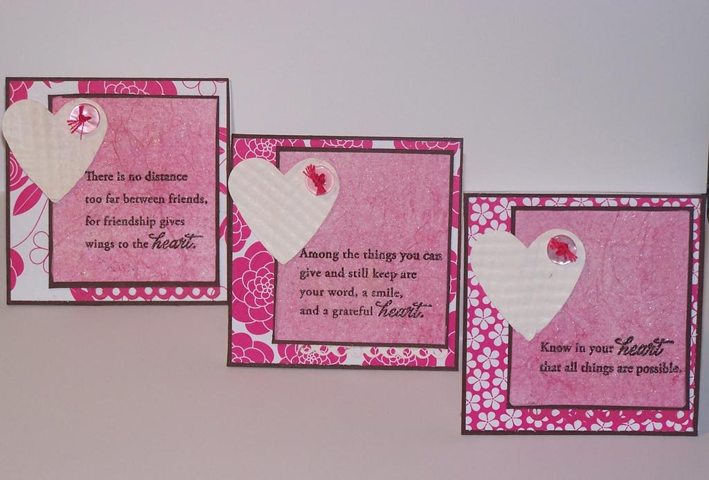 These 3.25x3.25 cards were made using CPS sketch 102 and the faux silk with a twist technique....