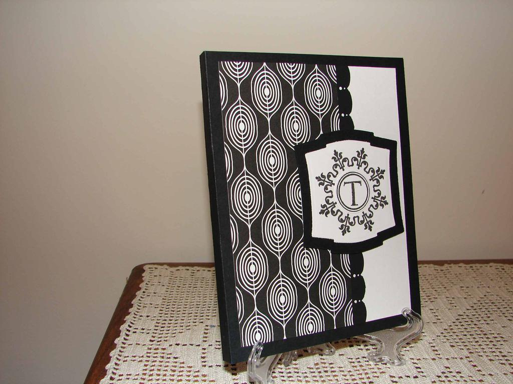 I made this for my brother who is a teacher--tried to keep it masculine.  I scored the cover to...