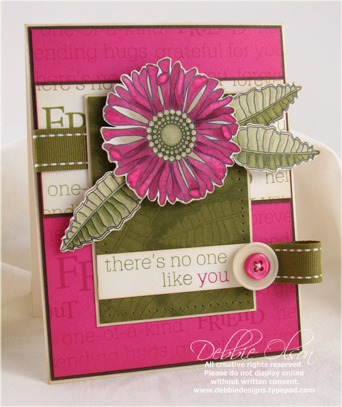 Nobody Like You<br />
Stamps: Friends 'Til the End<br />
Cardstock: Raspberry Fizz,...
