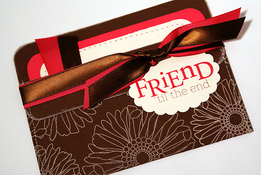 Stamps: Friends â€˜Til the End (Papertrey Ink)<br />
<br />
<br />
Ink: Dark Chocolate,...