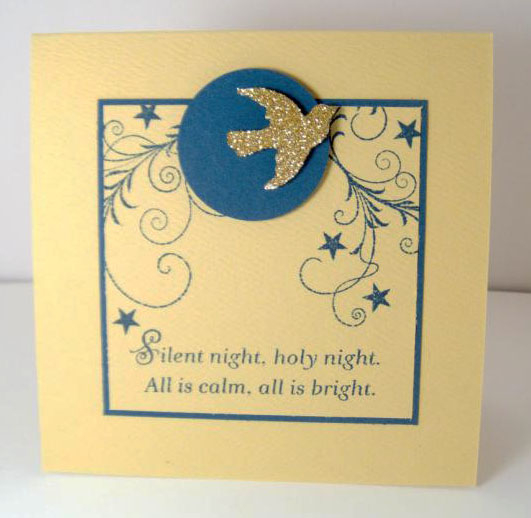 Oh how I love this stamp set and color combo! The bird punch is Martha Stewart and I think it...