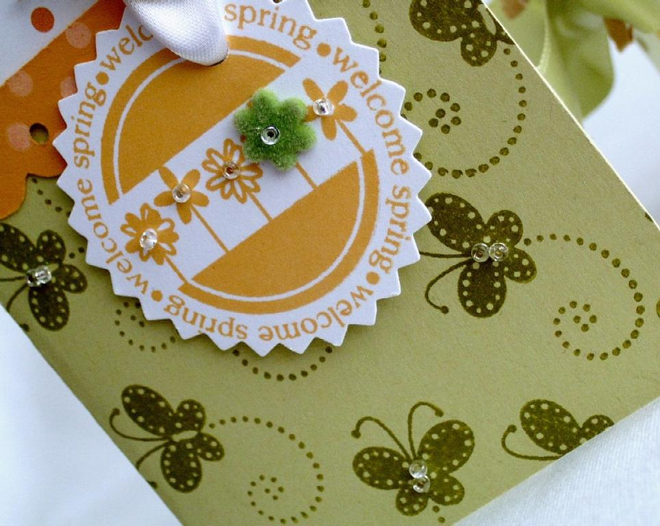 Papertrey Ink supplies used:<br />
Tags from Spring and Polka Dot Basics stamp sets<br />...