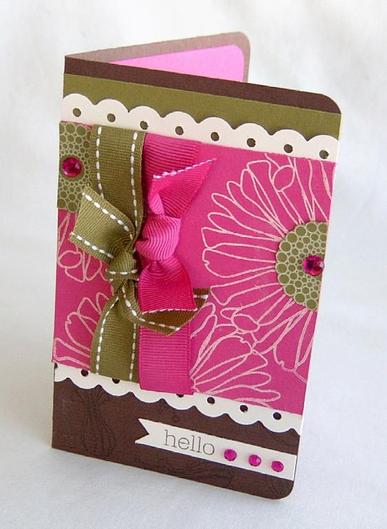 Papertrey Ink Supplies used:<br />
Friends 'Til the End Card Kit<br />
Other Supplies...