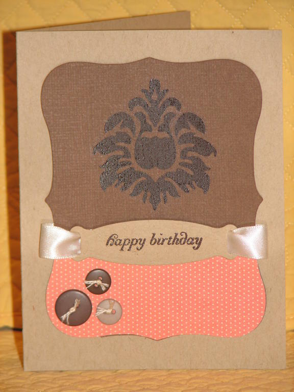 Sister in Law Birthday card and challenge, really worked closely with Dawn&#039;s example.