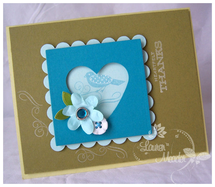 Heartfelt Thanks<br />
<br />
Supplies:<br />
<br />
Stamps:Everyday Classics<br />...