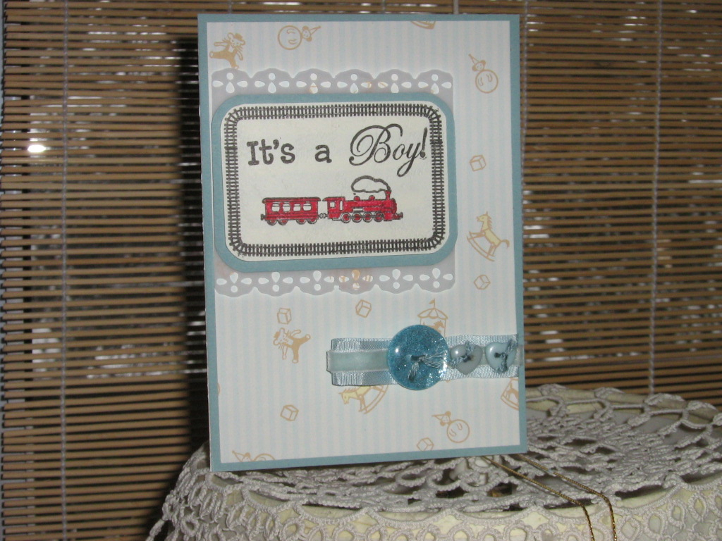 Card for Neighbour&#039;s New Baby Boy