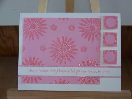 pretty floral! <br />
Stamps: Floral Frenzy, Little Lady   <br />
Cardstock: SU very vanilla,...