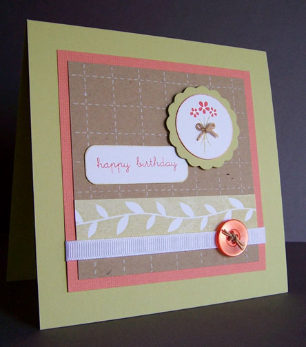 This card was made with Background Basics: Retro, Beyond Basic Borders, and Birthday Basics.  I...