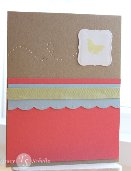 Simple little card for Mary&#039;s CMWC43- a color challenge. More info on my blog here:...