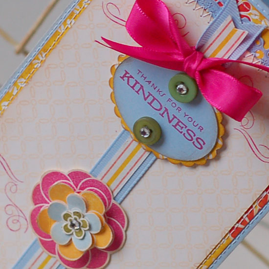 Thanks for Your Kindness Banner Card - Detail