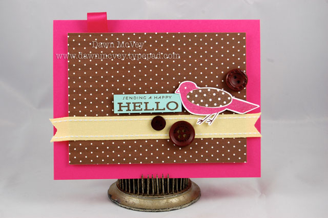 Paper: raspberry fizz, aqua mist, stamper's select white, bitty dot basics-dark...
