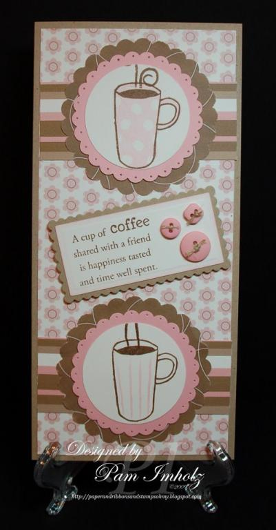 This was for a "Loonie Challenge". Had to be an irregular sized card (never made one...