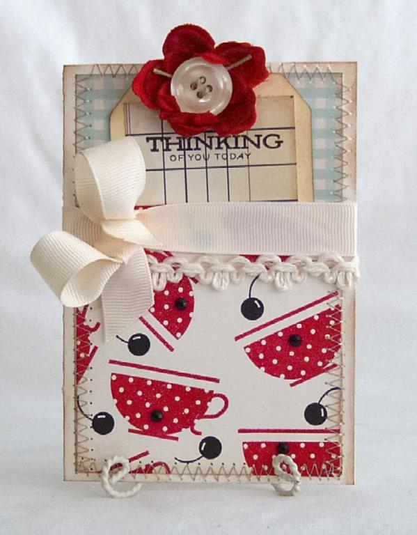 Papertrey Ink Supplies Used:<br />
Everyday Classics stamp set<br />
Vintage Cream...