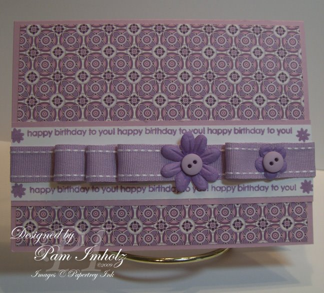 Casing Debbie Olson! Loved what she did with ribbon on her card so I cased it for this one. My...