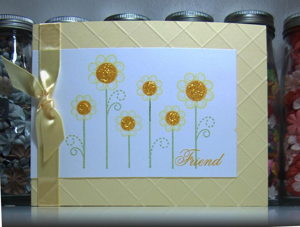 I used my favorite Lemon Tart cardstock, ribbon &amp; ink, along with summer sunrise ink &amp;...