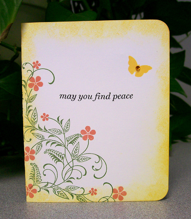 For CMWC44 -  Clean and Simple Challenge<br />
Inks used:  New Leaf, Melon Berry, Summer...