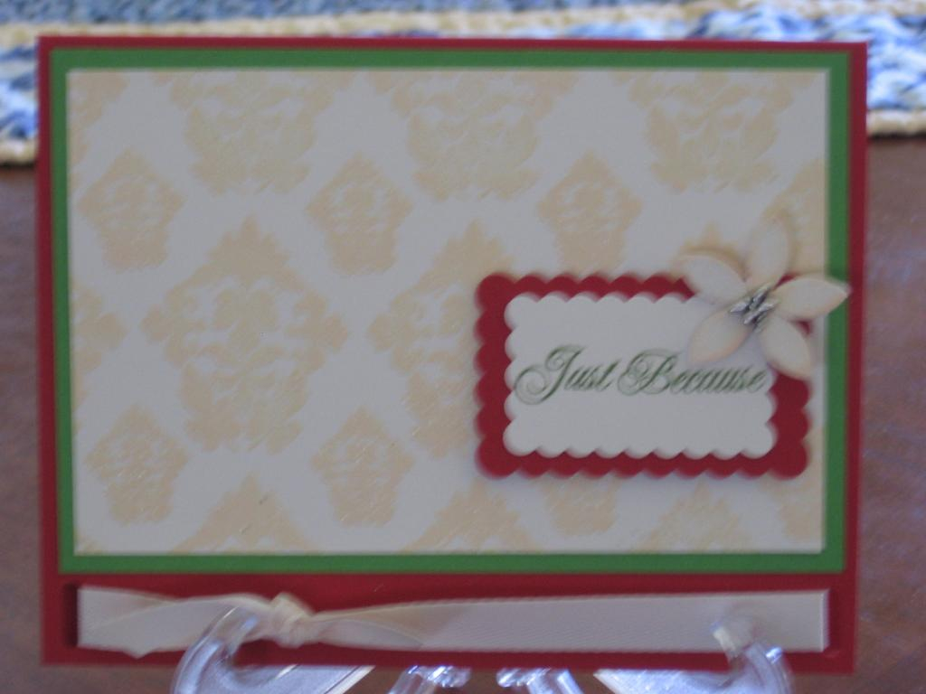 Damask background w/embossing