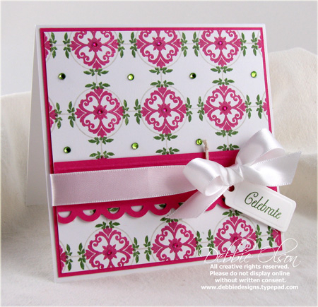 Celebrate<br />
Stamps: Guidelines Two, Mega Mixed Messages<br />
Cardstock: Stampers Select...