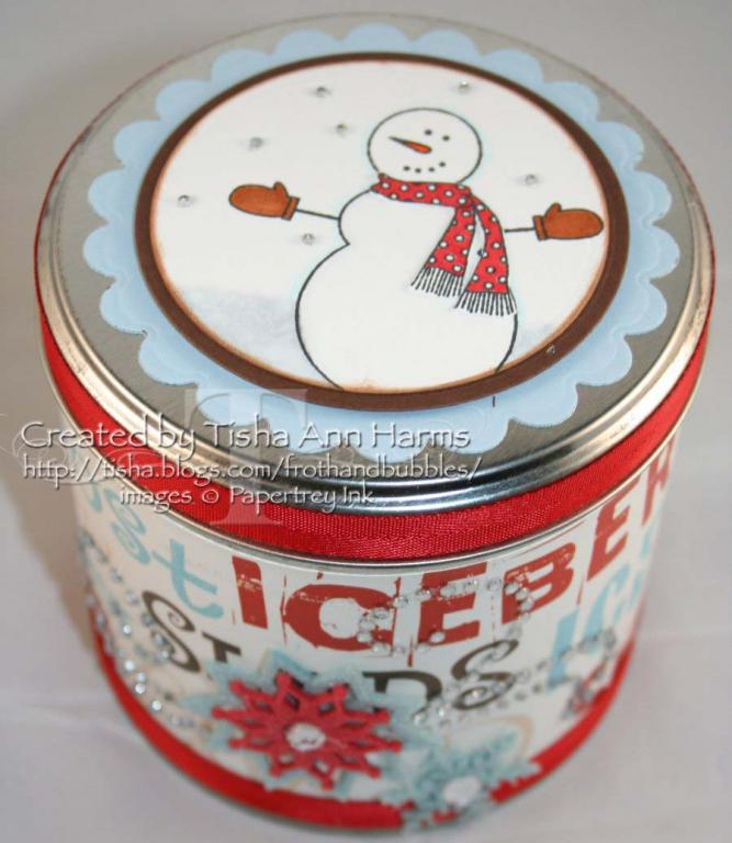 Project - Made of SnowMAN Tin<br />
<br />
My Blog: http://tisha.blogs.com/frothandbubbles<br...
