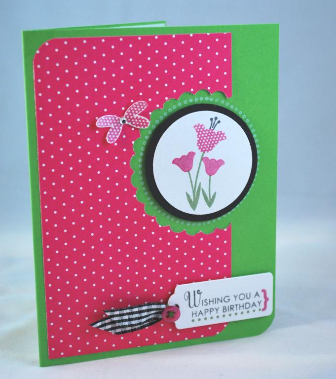 Stamps - Wishing You, Borders and Corners Circle<br />
Ink - True Black, Fresh Snow, New Leaf,...