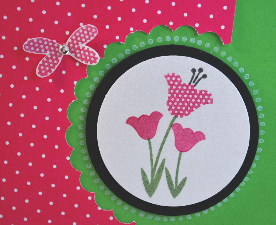 Stamps - Wishing You, Borders and Corners Circle<br />
Ink - True Black, Fresh Snow, New Leaf,...