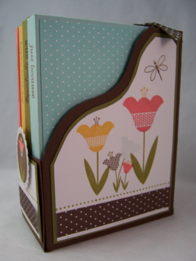 File it front<br />
<br />
I love this color combo-Dark Chocolate, Aqua Mist, Berry Sorbet,...