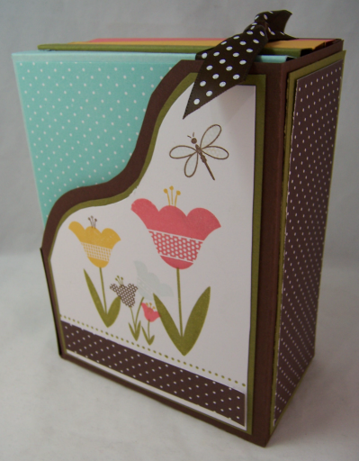 File it front<br />
<br />
I love this color combo-Dark Chocolate, Aqua Mist, Berry Sorbet,...