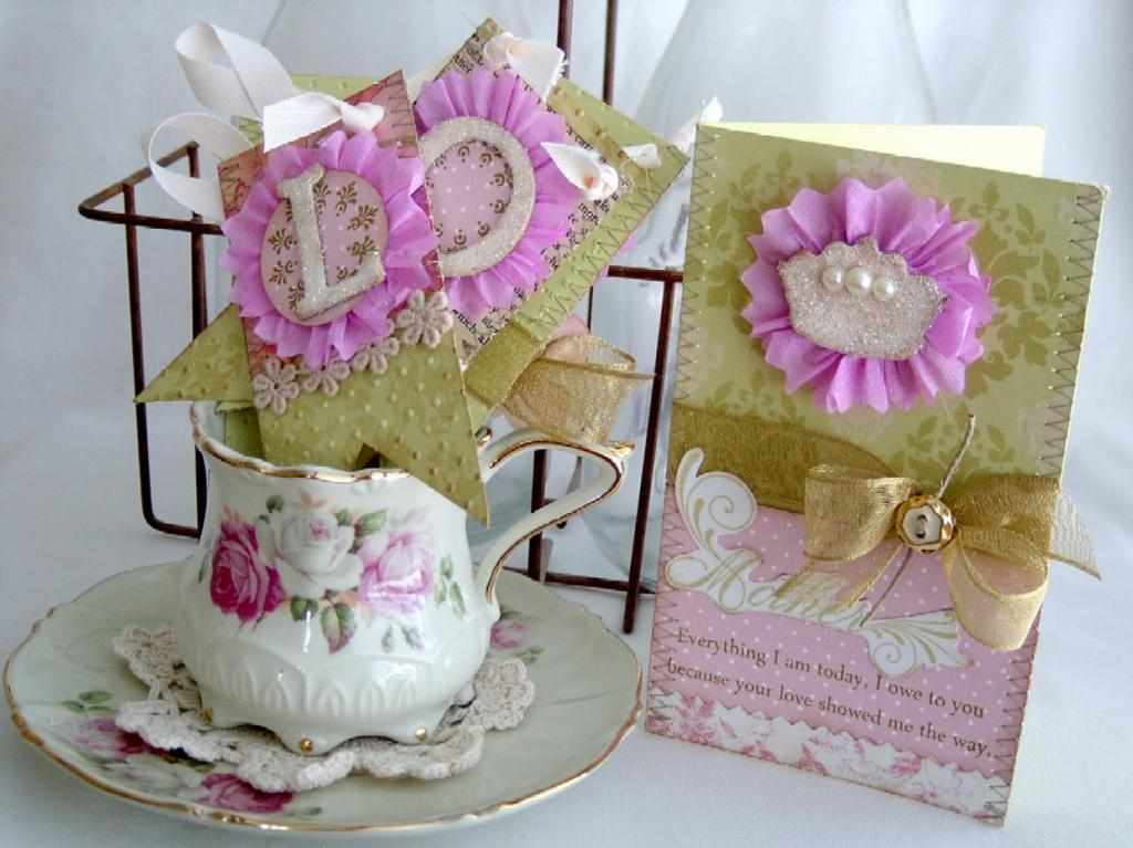 Papertrey Ink Supplies Used:<br />
Stamps:<br />
Mother stamp set<br />
Damask Designs stamp...