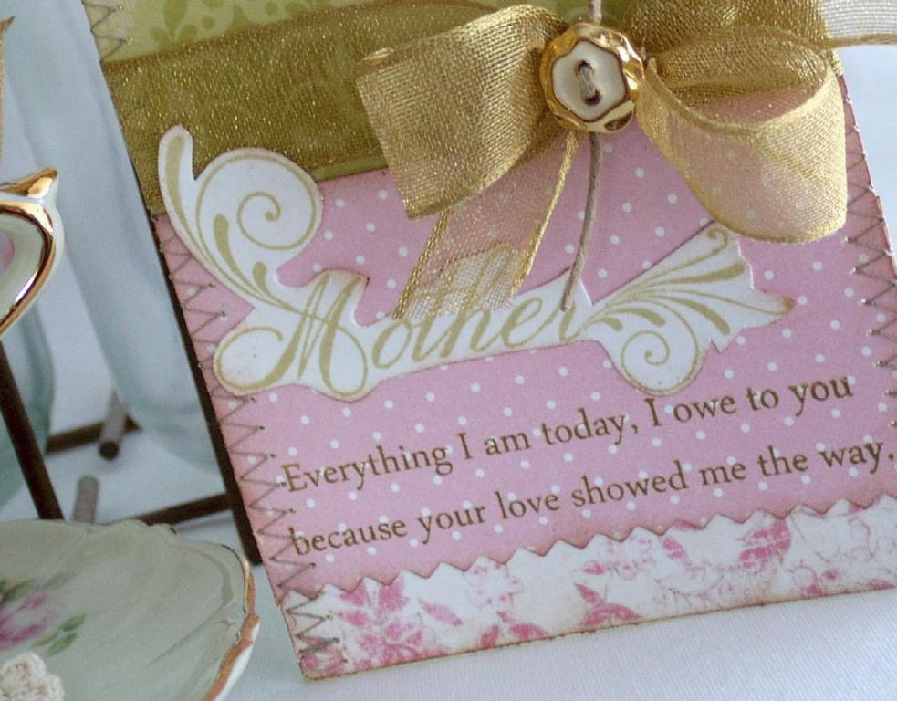 Papertrey Ink Supplies Used:<br />
Stamps:<br />
Mother stamp set<br />
Damask Designs stamp...