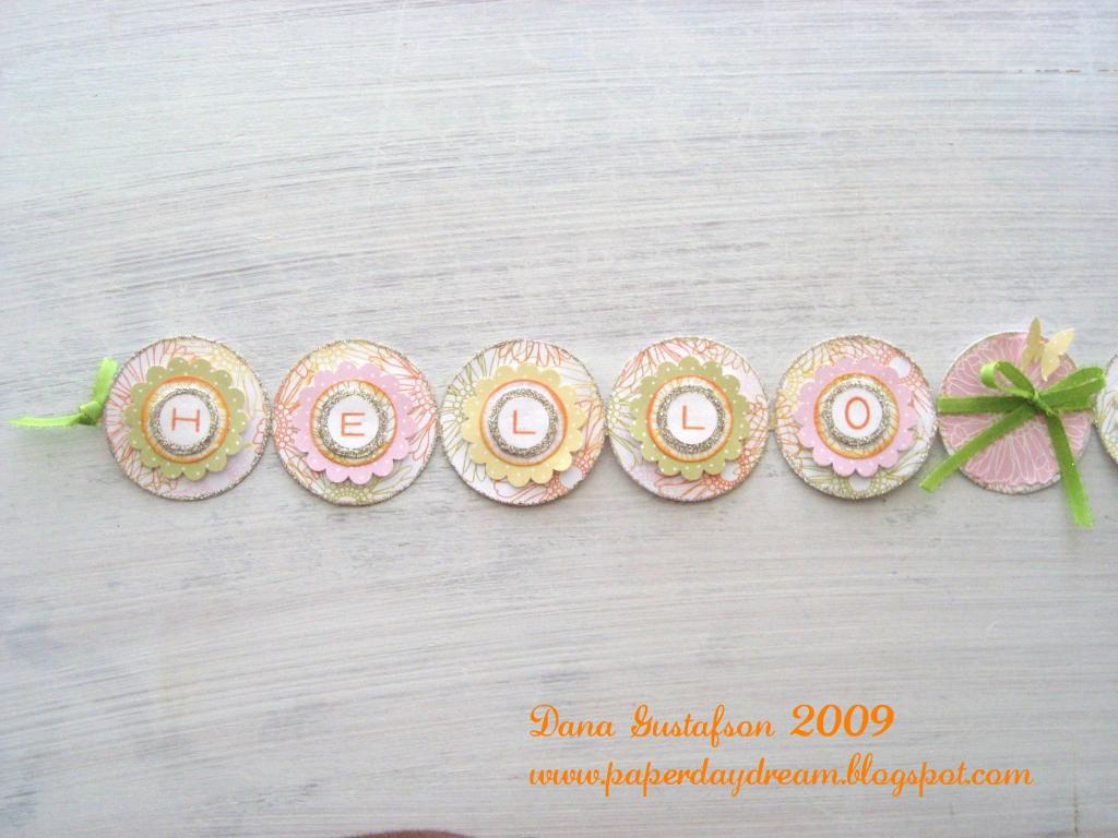 Final assembly: Cut 1/4 inch strips of lemon tart cs for connecting the circles together. Lay...