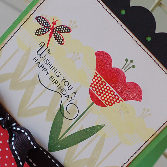 Wishing You a Happy Birthday Card - Detail