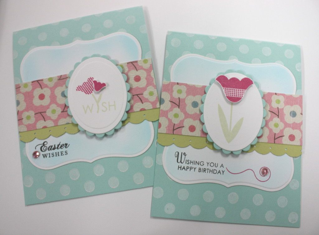 Supplies:  Aqua Mist Cardstock with Fresh Snow polka dots (Polka Dots Basic), Spellbinder's...