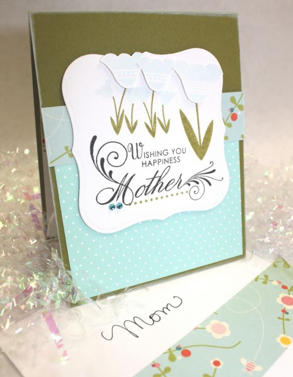 Supplies:  Ripe Avocado ink and cardstock, Aqua Mist ink and cardstock, True Black Ink,...