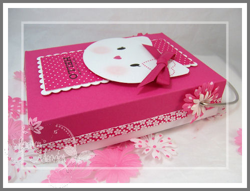 Hello Kitty side<br />
<br />
I loved using PTI items to create a Hello Kitty themed gift for...