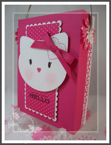 I loved using PTI items to create a Hello Kitty themed gift for my daughters friend!<br />
<br...