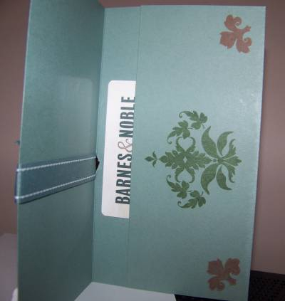 Inside - Birthday Gift Card Holder