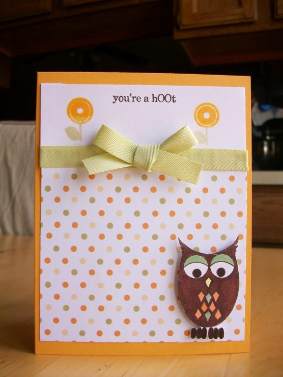 Another Wise Owl creation!