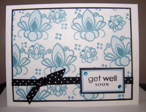 March Blog Hop<br />
Background using Beautiful Blooms