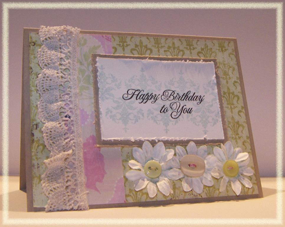 My mom requested some Birthday Cards and I knew which sets I had to use....