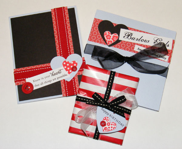 Heart Prints Birthday Gift Set