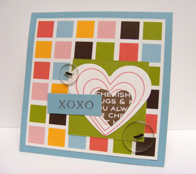 Heart Prints Retro-colored Mini Valentine