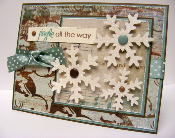 Uses some fun MME papers and the Snowfall additions set along with the snowflake punches. TFL!