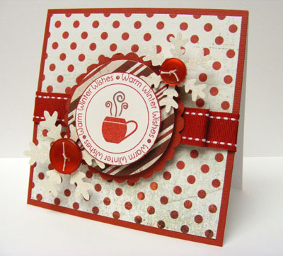 Another matching hot cocoa card, this one using 2008 Holiday Labels. TFL!